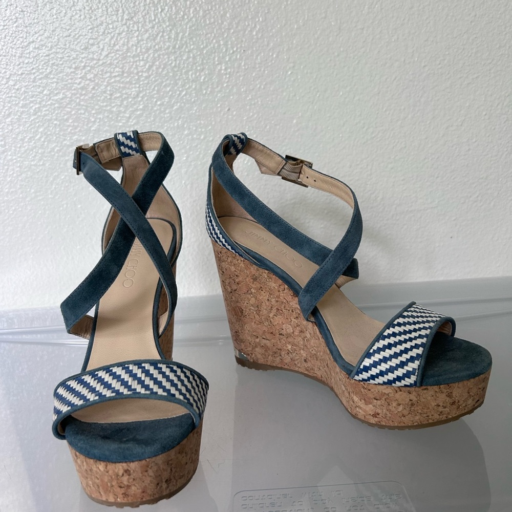 Jimmy Choo wedges never worn!